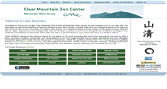 Desktop Screenshot of clearmountainzen.org